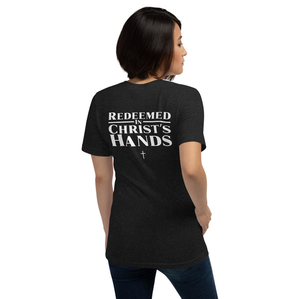 Anointed Attire RICH Christian T-Shirt - Redeemed In Christ's Hands