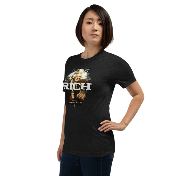 Anointed Attire RICH Christian T-Shirt - Redeemed In Christ's Hands