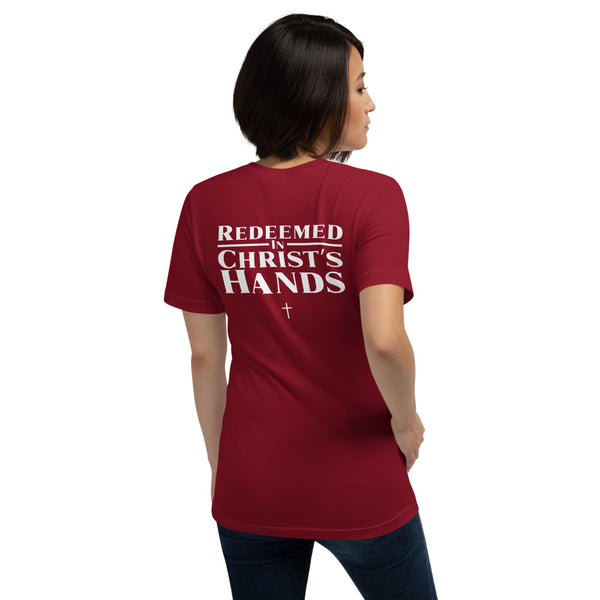 Anointed Attire RICH Christian T-Shirt - Redeemed In Christ's Hands