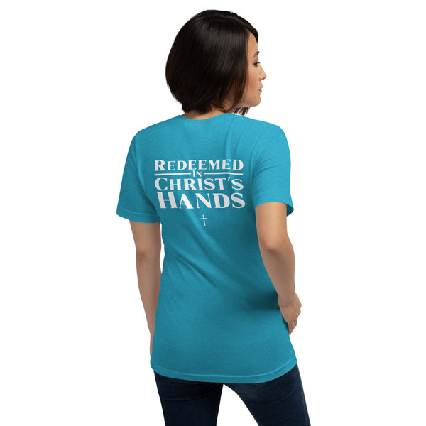 Anointed Attire RICH Christian T-Shirt - Redeemed In Christ's Hands