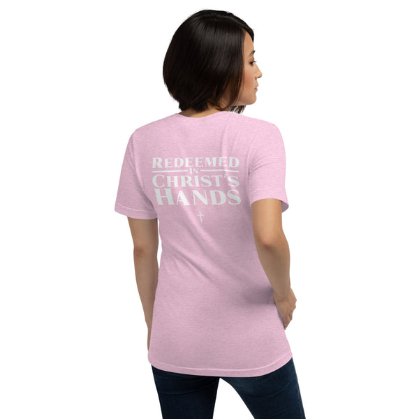 Anointed Attire RICH Christian T-Shirt - Redeemed In Christ's Hands