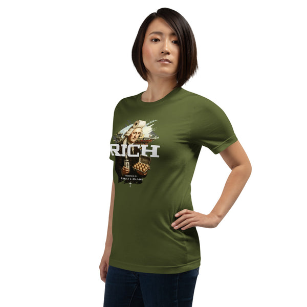 Anointed Attire RICH Christian T-Shirt - Redeemed In Christ's Hands