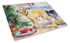 Labrador Retriever Christmas Cookies Glass Cutting Board