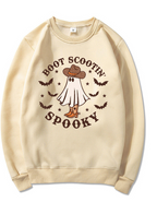 Cowboy Ghost Halloween Hoodie - Boot Scootin Spooky | Streetwear