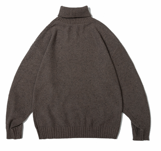 Men's Turtleneck Knitted Pullover Sweater | Streetwear
