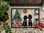 Poodle Cozy Christmas Doormat