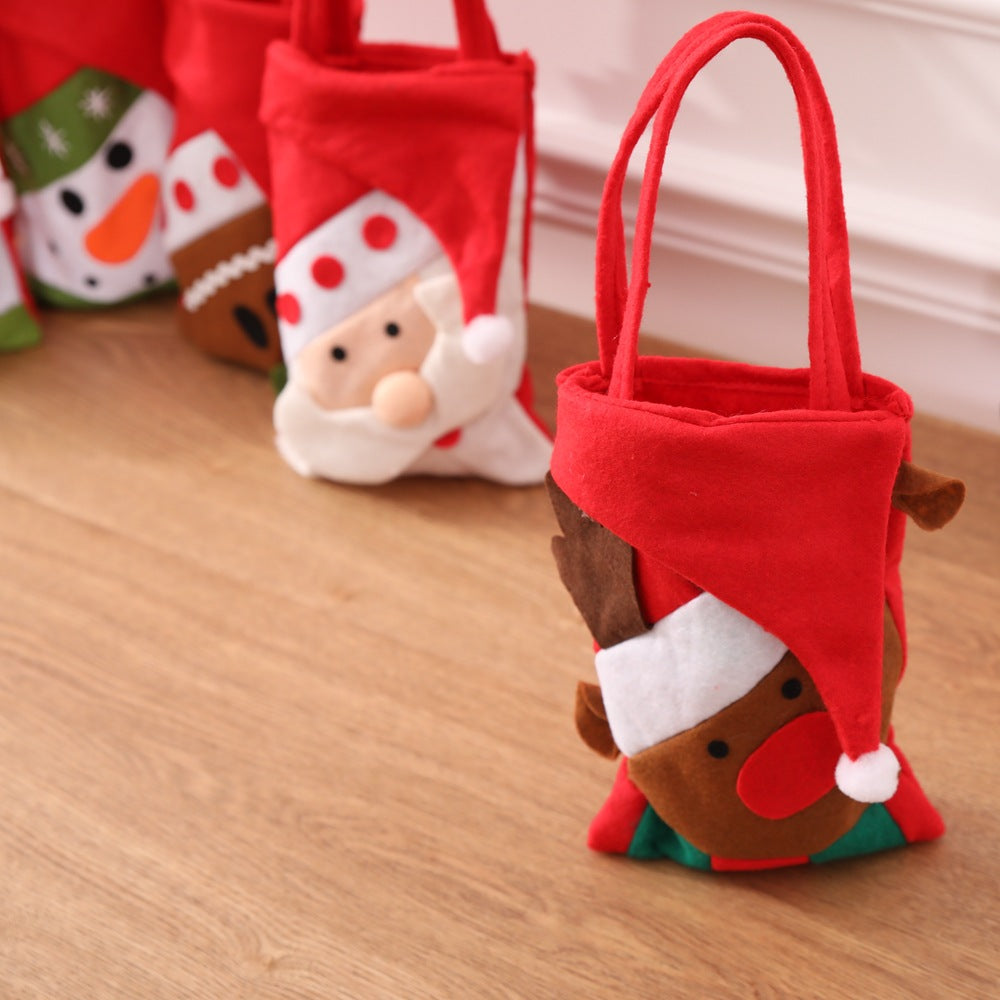 Christmas Tote Bag for Gifts and Decorations | Organic Cotton