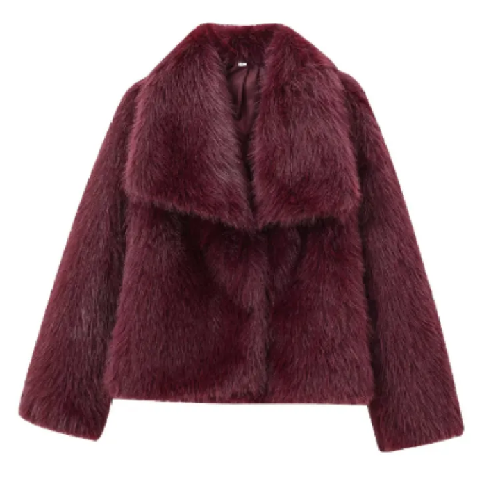Street Hipster Faux Fur Coat