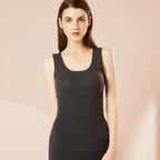 Thermal Underwear Vest with Chest Pad and Bottoming Bra