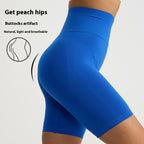Women's High Waist 5-Point Fitness Shorts