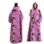 Plus-sized Widened Homewear Lazy Blanket Nightgown