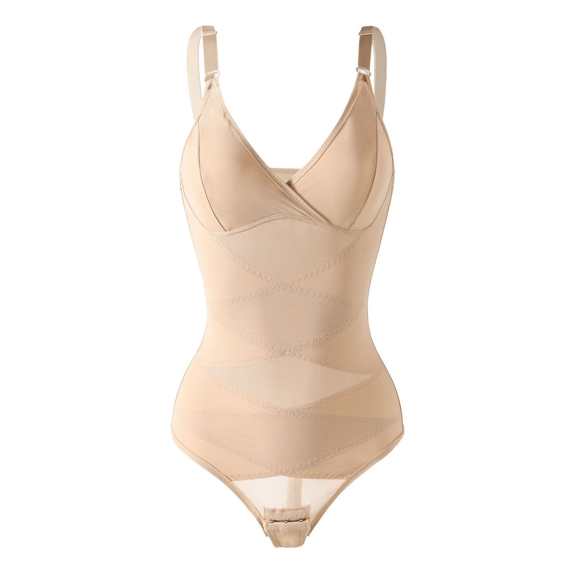 V-neck Jumpsuit Shaping Corset