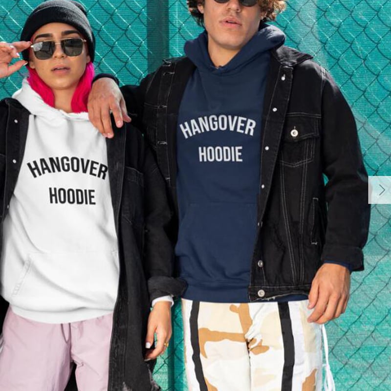 Korean Printed Long Sleeve Slouchy Loose Hoodie | Streetwear