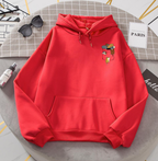 Popular Women's Cat Fleece Long-Sleeve Hoodie | Streetwear