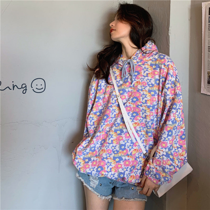 Floral Embroidered Hoodie | Streetwear