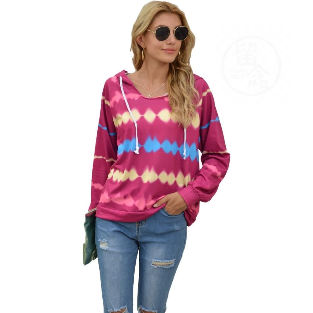 Women's Striped Hoodie for Autumn and Winter | Streetwear