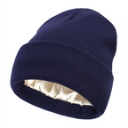 Satin Lined Anti Static Warm Wool Hat | Embroidered Cap