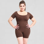 Plus Size Seamless Bodysuit for Women Yoga Wear