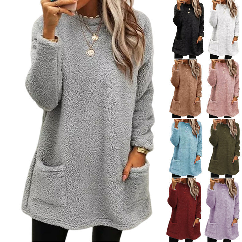 2023 Women's Oversized Long Sleeve Pullover T-Shirt | Streetwear