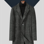 Men's Double-sided Woolen Plaid Fashion Coat