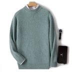 Men's Cashmere Half-High Collar Business Sweater