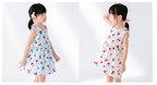 Korean Style Sleeveless Summer Dress for Girls