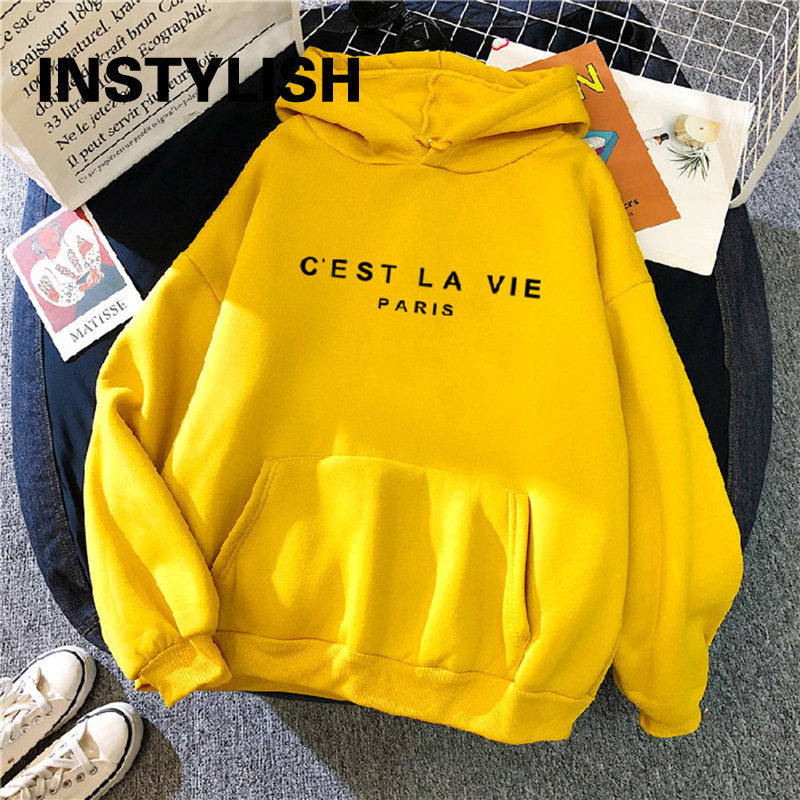 Women's Loose Print Hoodie Dress - 2023 Streetwear Top | Streetwear