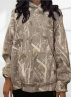 Tie dye Leaf Print Hoodie | Streetwear