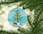 Dumbo Rat Merry Christmas Ceramic Ornament