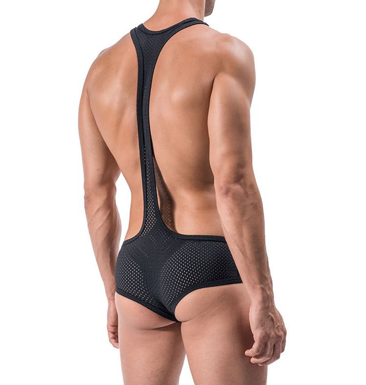 Lingerie Bodysuit Set with Mesh Breathable Design