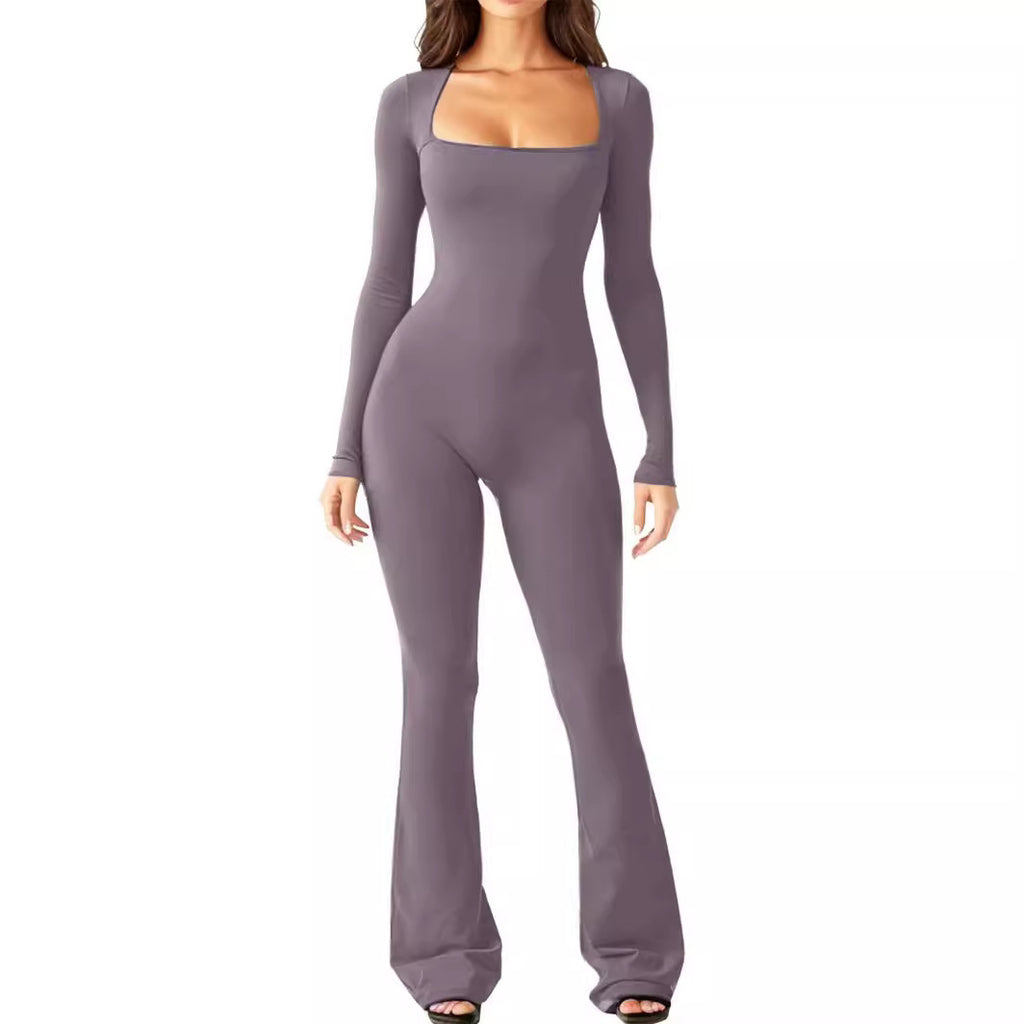 2023 Women's Long Sleeve Bodysuit with High Stretch