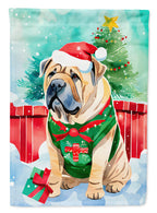 Shar Pei Christmas Garden Flag