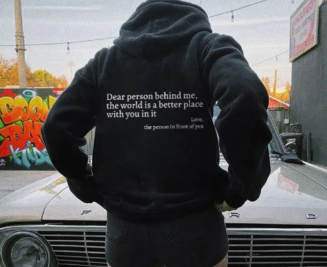 "You're Beautiful Hoodie - Women's Printed Fashion Wear" | Streetwear