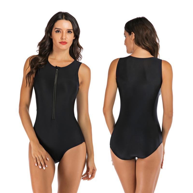 One-Piece Zipper Swimsuit for Women