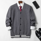 Casual Loose Fit Men's Jacket in Large Sizes