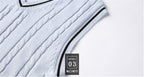 Men's Sleeveless Knit Pullover Sweater with V-Neck | Streetwear
