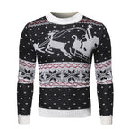 Men's Christmas Reindeer Knit Sweater (Base Layer)