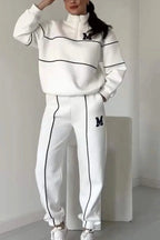 Hoodless Pullover Sweatshirt Sets | Streetwear