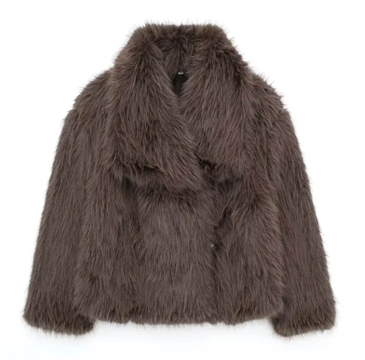 Street Hipster Faux Fur Coat