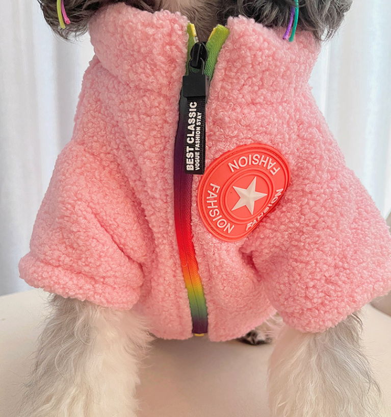 Heyelf Dog Winter Coat for Teddy Bears and Small Pets