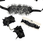 Lingerie Set with Lace Eye Mask and Accessories