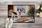 Wire Fox Terrier Christmas Cookies Doormat