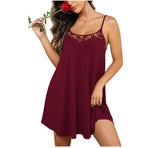 Summer Lace Loose Plus Size Women’s Nightgown Dress