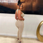 2023 Summer Women's Sexy Backless Bodysuit Jumpsuit