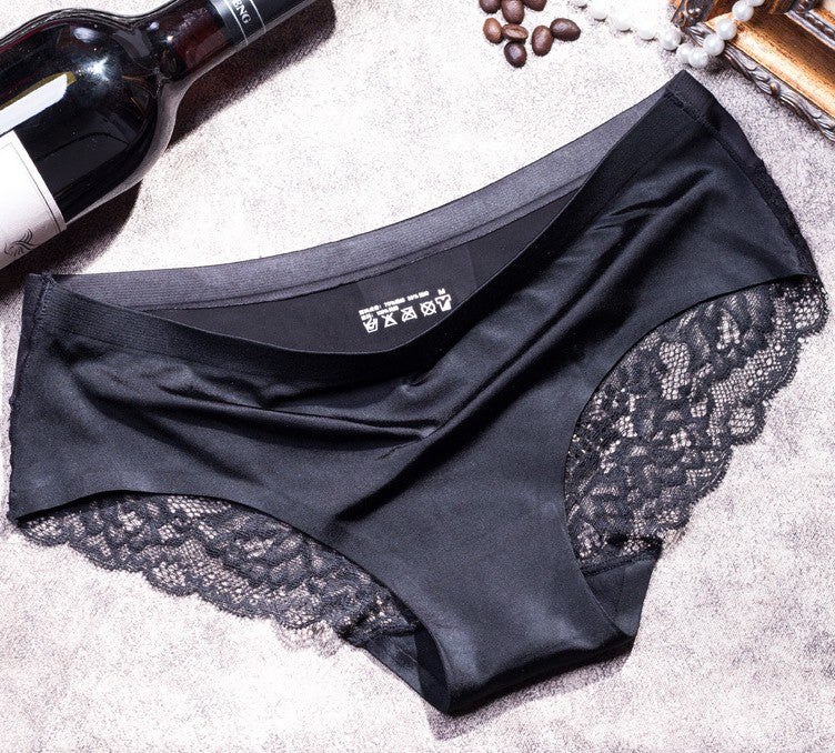 Lace Low-Waist Triangle Panties