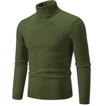 Men's High Collar Pullover Sweater | Streetwear