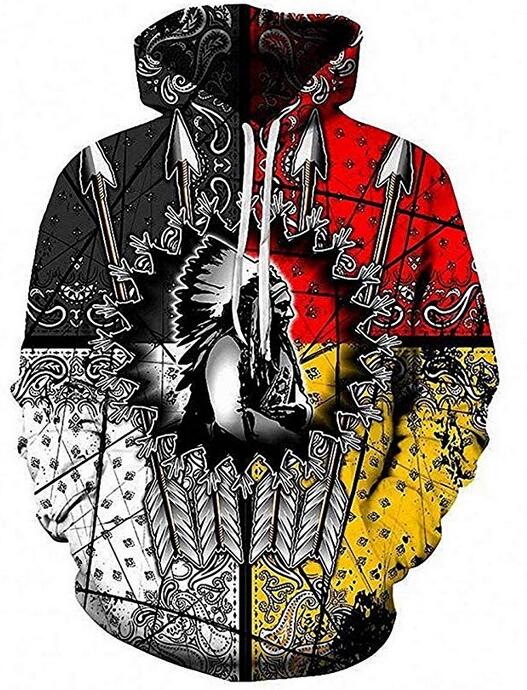 Indian Printed Sweatshirt | Streetwear