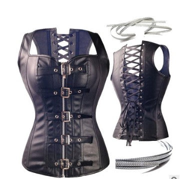 "Sexy Western Court Corset with Functional Steel Bones"