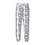 High-Waist Tunic with Dragon Print Sweatshirt Trousers | Streetwear