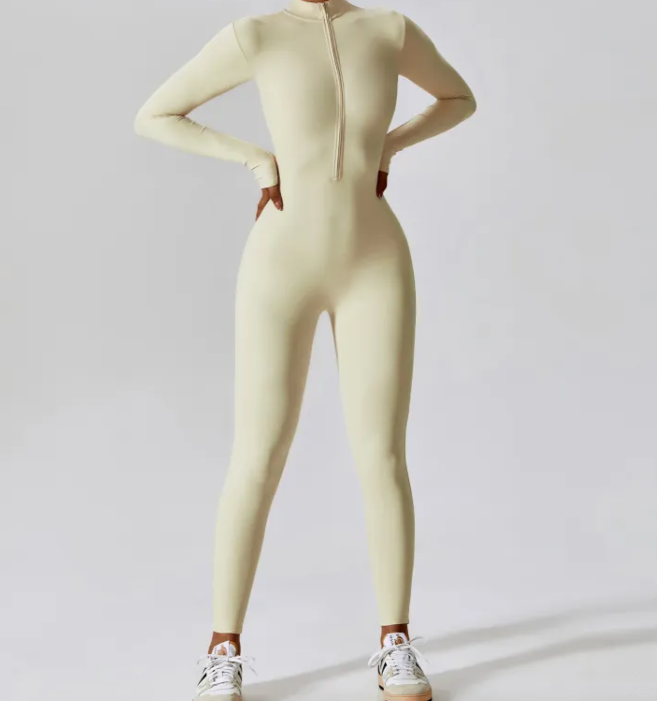Stretch Athletic Yoga Bodysuit